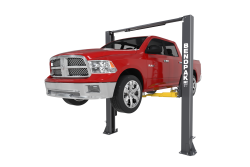 Extra-wide and tall BendPak 10APX two-post lift for larger trucks, SUVs, and service vehicles