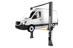 BendPak 10AP-168 two-post lift offers extended height columns ideal for tall trucks and service vans